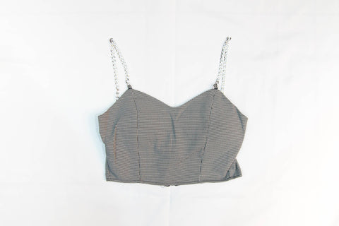 Crop top  glenchek CON CADENA