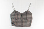 CROP TOP  glenchek 3 CON CADENA